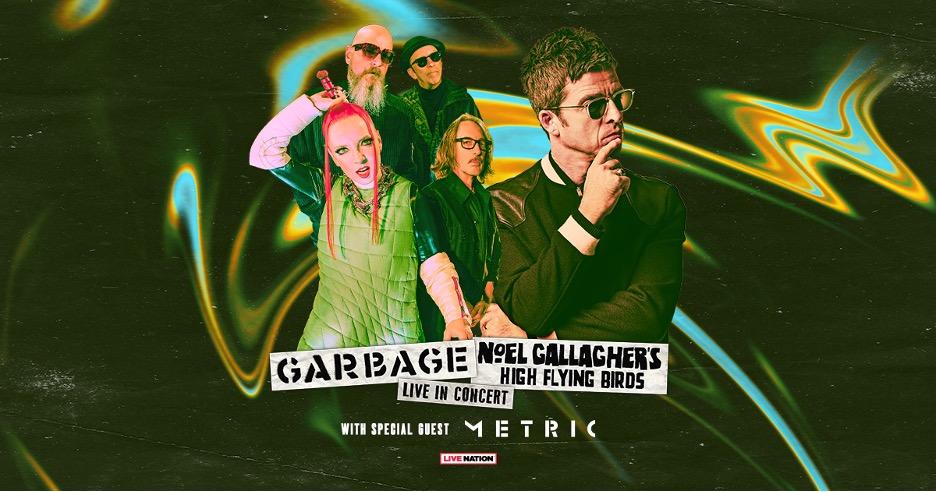 Garbage and Noel Gallagher to co-headline USANA in SLC this Summer